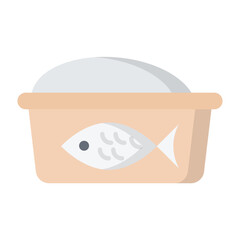 Cat Food Flat Icon