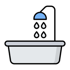 Bath Line Color Icon