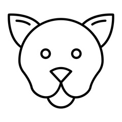 Dog Outline Icon