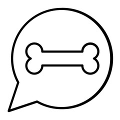 Pet Dreams Outline Icon