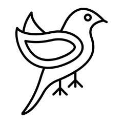 Bird Outline Icon