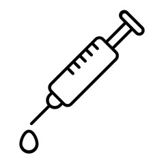 Pet Vaccine Outline Icon