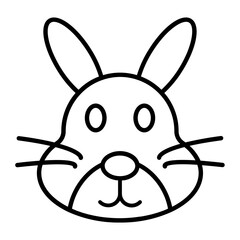 Rabbit Outline Icon