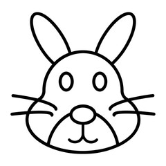 Rabbit Outline Icon