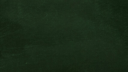 Close-up dark green chalkboard with scattered, illegible white chalk marks - obrazy, fototapety, plakaty