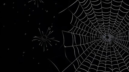 Spider web black