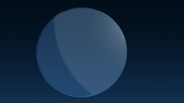 glass lens 3d animation eyewear video background