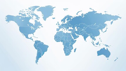 Fototapeta na wymiar Map world Vector Country Earth Globe