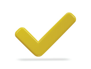 3d check mark icon