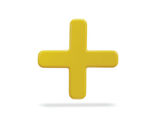 3d plus icon vector illustration
