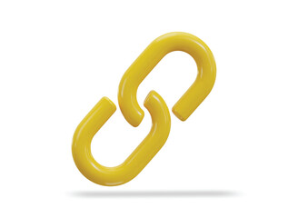 3d link icon vector illustration