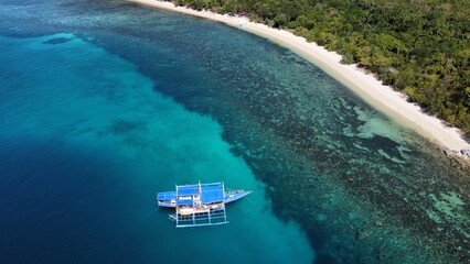 Aerial views of the stunning islands of the Philippines