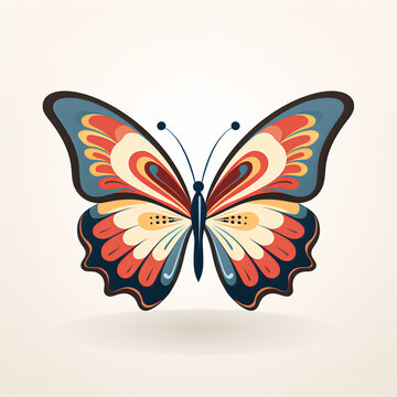 Butterfly Illustration: Simple Line Art