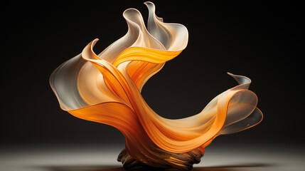 "Boundless Beauty": Abstract, flowing forms symbolize the limitless potential within us all.