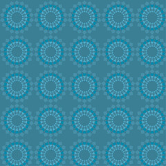 Seamless pattern of rings