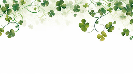 St Patricks Day graphics with copy space