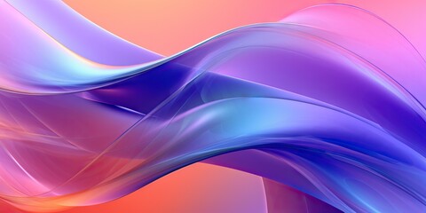 Background of swirling tech patterns in pastel hues