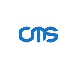 CMS logo design vector