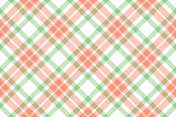 Plaid pattern seamless. Check fabric texture. Stripe square background. Vector textile design.