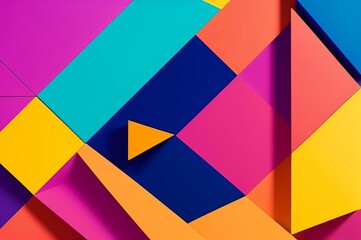 Obraz premium Abstract minimal geometry concept. Studio podium platform theme. AI Generated