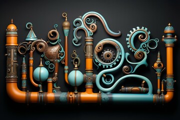 pipes made with advanced techniques. Generative AI