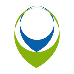 Green blue logo, drops, eco, ecology, geometric, abstract, route, recycling