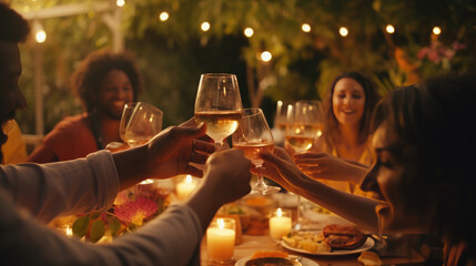 Wine Whispers: An Evening of Cheers and Chats in the Garden