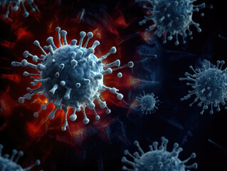 coronavirus corona 3d rendered illustration of a virus