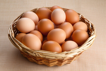 eggs in a basket