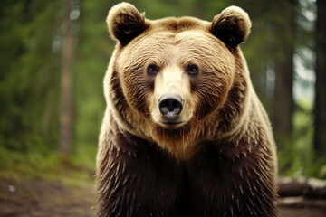 Obraz premium brown bear cub