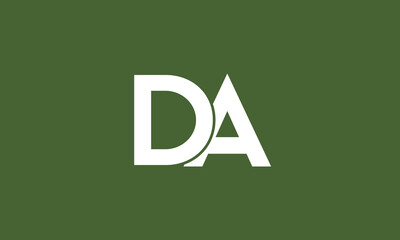 DA Artistic Letter Logo Design 