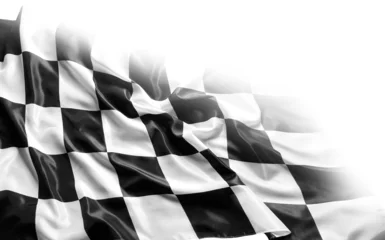 Fotobehang Checkered racing flag © Stillfx