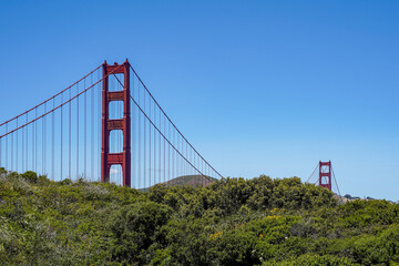 Golden Gate Bridge in San Francisco, California.