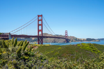 Golden Gate Bridge in San Francisco, California.