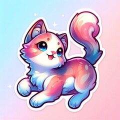 Generative AI Cat Sticker