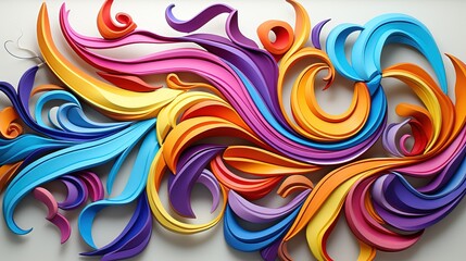 Beautiful Illustration of Abstract Artwork