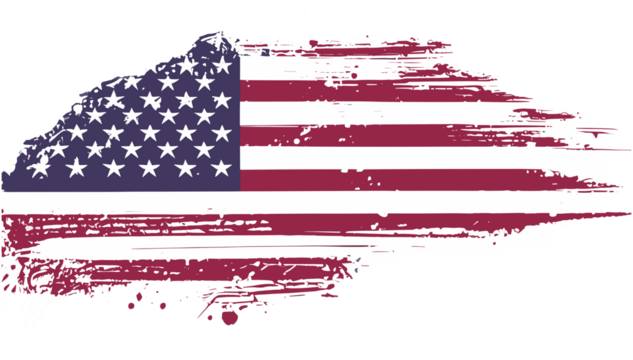 Abstract American Flag