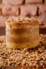 Bolo de paçoca amendoim - Peanuts minicake