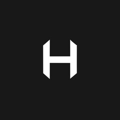 Fototapeta premium letter h logo