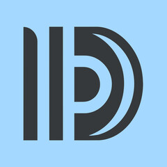 Fototapeta premium letter d logo