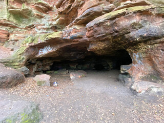 inside the cave