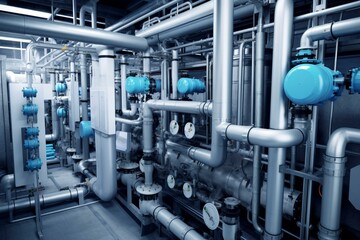 Industrial water treatment system automated. Generative AI