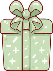 Gift box cute in Christmas