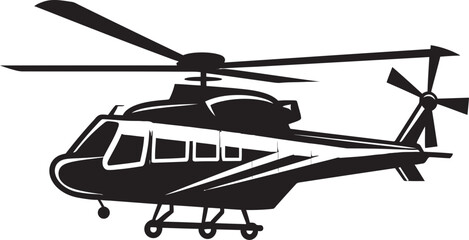 Helicopter Dreams Unveiled Vectorized Artwork Aerial Allure Helicopter Vector Imagery Collection