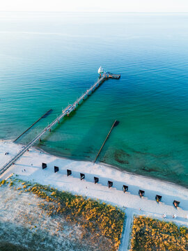 Aerial View of the Zingst Pier