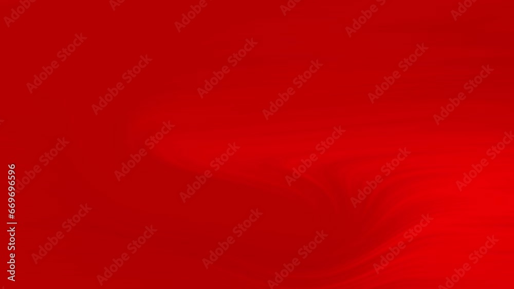 Wall mural animated red fluid background. colorful liquid gradually changes. bright smooth gradient animation.