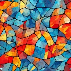 Abstract Mosaic Artistic Creations Pattern