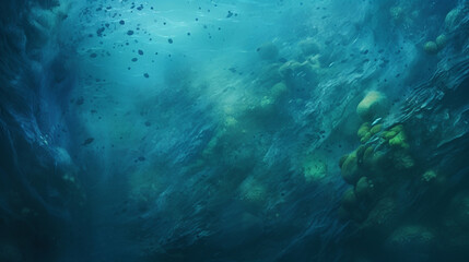 Naklejka na ściany i meble Abstract Underwater texture background