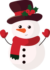 snowman, christmas character 