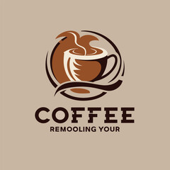 Logo for big coffee shop